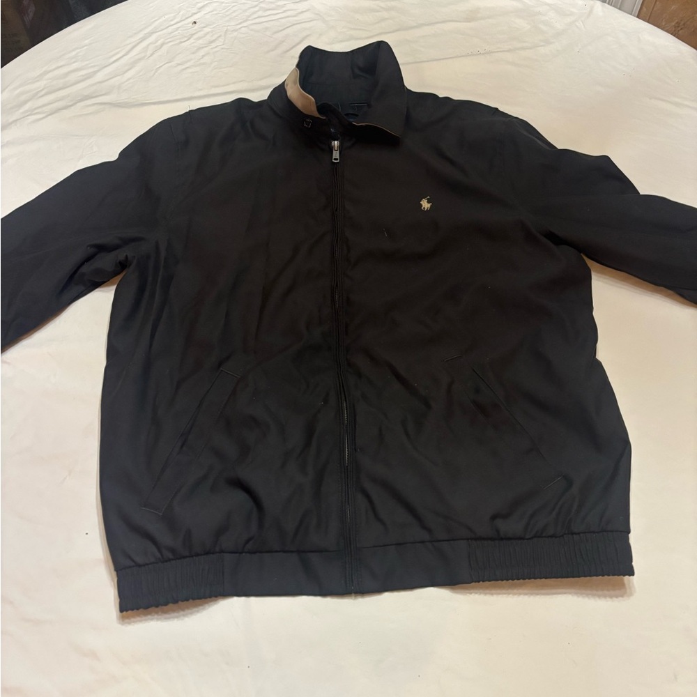 Ralph Lauren Black Windbreaker Jacket